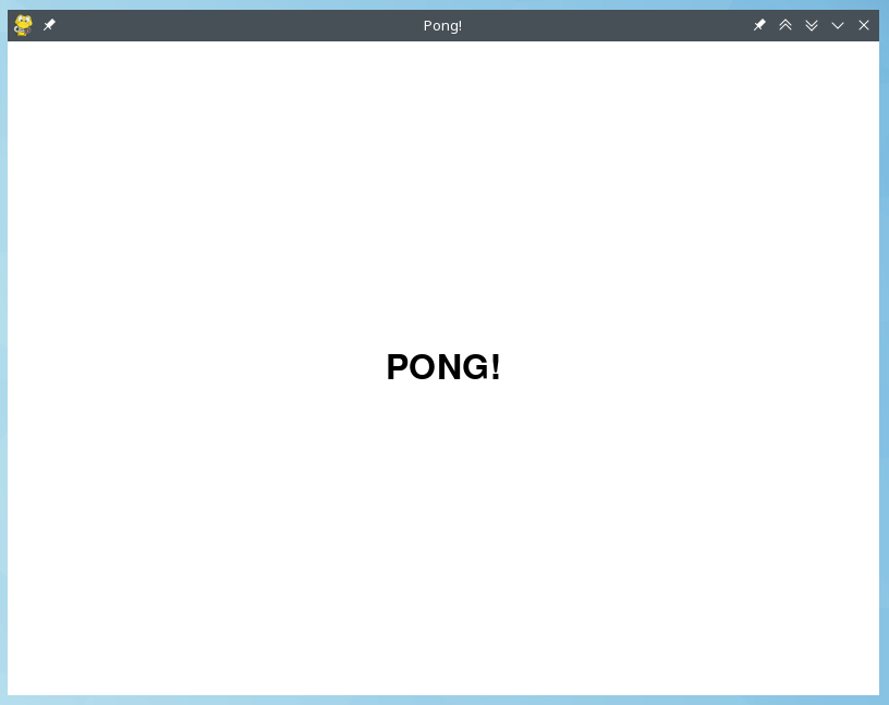 Pygame Pong Splash Screen